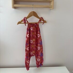 12-18M Vignette Pink Floral Jumpsuit
